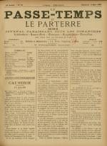 LE PASSE-TEMPS ET LE PARTERRE RÉUNIS : n°10, pp. 1