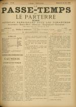 LE PASSE-TEMPS ET LE PARTERRE RÉUNIS : n°24, pp. 1