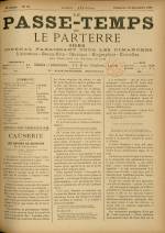 LE PASSE-TEMPS ET LE PARTERRE RÉUNIS : n°37, pp. 1