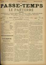 LE PASSE-TEMPS ET LE PARTERRE RÉUNIS : n°21, pp. 1