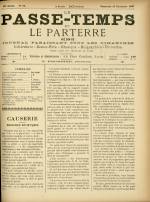 LE PASSE-TEMPS ET LE PARTERRE RÉUNIS : n°50, pp. 1