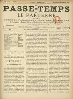 LE PASSE-TEMPS ET LE PARTERRE RÉUNIS : n°51, pp. 1