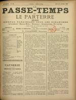 LE PASSE-TEMPS ET LE PARTERRE RÉUNIS : n°22, pp. 1