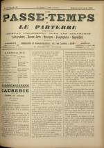LE PASSE-TEMPS ET LE PARTERRE RÉUNIS : n°35, pp. 1