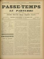 LE PASSE-TEMPS ET LE PARTERRE RÉUNIS : n°48, pp. 1