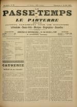 LE PASSE-TEMPS ET LE PARTERRE RÉUNIS : n°26, pp. 1