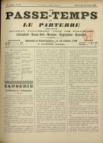 LE PASSE-TEMPS ET LE PARTERRE RÉUNIS : n°34, pp. 1