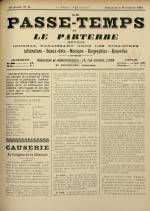 LE PASSE-TEMPS ET LE PARTERRE RÉUNIS : n°44, pp. 1