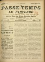 LE PASSE-TEMPS ET LE PARTERRE RÉUNIS : n°17, pp. 1
