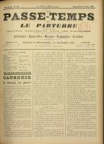 LE PASSE-TEMPS ET LE PARTERRE RÉUNIS : n°23, pp. 1