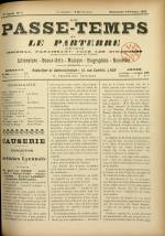 LE PASSE-TEMPS ET LE PARTERRE RÉUNIS : n°3, pp. 1