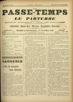 LE PASSE-TEMPS ET LE PARTERRE RÉUNIS : n°21, pp. 1