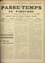 LE PASSE-TEMPS ET LE PARTERRE RÉUNIS : n°23, pp. 1