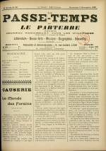 LE PASSE-TEMPS ET LE PARTERRE RÉUNIS : n°26, pp. 1