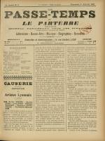 LE PASSE-TEMPS ET LE PARTERRE RÉUNIS : n°5, pp. 1