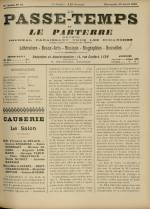LE PASSE-TEMPS ET LE PARTERRE RÉUNIS : n°16, pp. 1