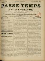 LE PASSE-TEMPS ET LE PARTERRE RÉUNIS : n°21, pp. 1