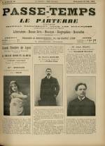 LE PASSE-TEMPS ET LE PARTERRE RÉUNIS : n°22, pp. 1
