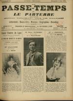 LE PASSE-TEMPS ET LE PARTERRE RÉUNIS : n°23, pp. 1