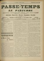 LE PASSE-TEMPS ET LE PARTERRE RÉUNIS : n°31, pp. 1