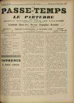 LE PASSE-TEMPS ET LE PARTERRE RÉUNIS : n°36, pp. 1