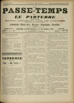 LE PASSE-TEMPS ET LE PARTERRE RÉUNIS : n°38, pp. 1