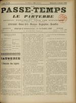 LE PASSE-TEMPS ET LE PARTERRE RÉUNIS : n°40, pp. 1
