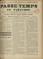 LE PASSE-TEMPS ET LE PARTERRE RÉUNIS : n°41, pp. 1
