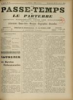 LE PASSE-TEMPS ET LE PARTERRE RÉUNIS : n°47, pp. 1