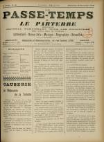LE PASSE-TEMPS ET LE PARTERRE RÉUNIS : n°48, pp. 1