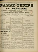 LE PASSE-TEMPS ET LE PARTERRE RÉUNIS : n°35, pp. 1