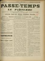 LE PASSE-TEMPS ET LE PARTERRE RÉUNIS : n°44, pp. 1