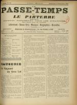 LE PASSE-TEMPS ET LE PARTERRE RÉUNIS : n°50, pp. 1