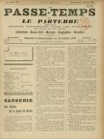 LE PASSE-TEMPS ET LE PARTERRE RÉUNIS : n°1, pp. 1