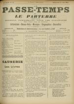 LE PASSE-TEMPS ET LE PARTERRE RÉUNIS : n°24, pp. 1