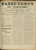 LE PASSE-TEMPS ET LE PARTERRE RÉUNIS : n°29, pp. 1