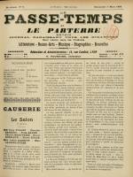 LE PASSE-TEMPS ET LE PARTERRE RÉUNIS : n°9, pp. 1