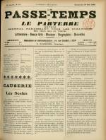 LE PASSE-TEMPS ET LE PARTERRE RÉUNIS : n°21, pp. 1