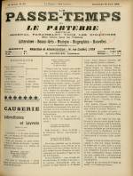 LE PASSE-TEMPS ET LE PARTERRE RÉUNIS : n°23, pp. 1