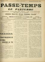 LE PASSE-TEMPS ET LE PARTERRE RÉUNIS : n°51, pp. 1