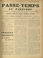 LE PASSE-TEMPS ET LE PARTERRE RÉUNIS : n°52, pp. 1
