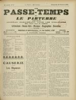 LE PASSE-TEMPS ET LE PARTERRE RÉUNIS : n°9, pp. 1