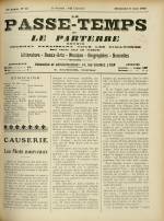 LE PASSE-TEMPS ET LE PARTERRE RÉUNIS : n°23, pp. 1