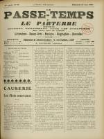 LE PASSE-TEMPS ET LE PARTERRE RÉUNIS : n°26, pp. 1