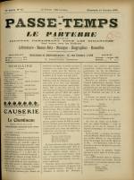 LE PASSE-TEMPS ET LE PARTERRE RÉUNIS : n°41, pp. 1