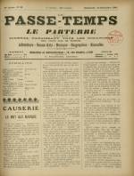 LE PASSE-TEMPS ET LE PARTERRE RÉUNIS : n°50, pp. 1