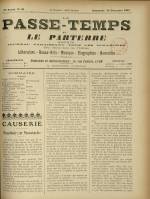 LE PASSE-TEMPS ET LE PARTERRE RÉUNIS : n°52, pp. 1