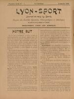 LYON-SPORT : n°1, pp. 2