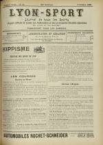 LYON-SPORT : n°40, pp. 1