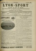LYON-SPORT : n°43, pp. 1